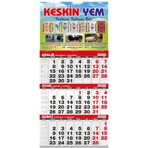 Ekonomik Küçük Boy Gemici Takvim