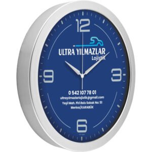 Metalize Duvar Saati